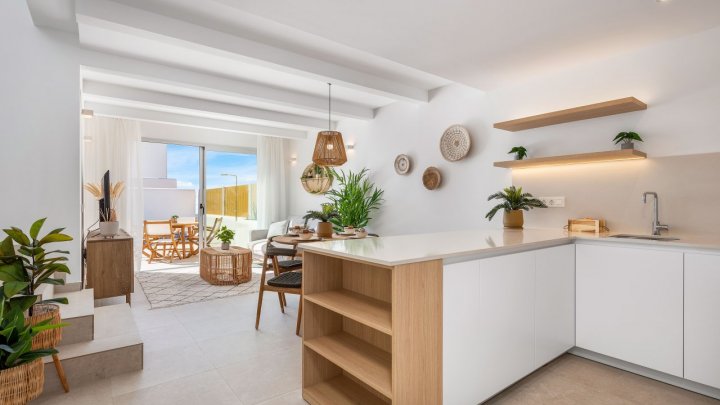 Villas neuves à vendre à environ 15 minutes de la plage à Guardamar, sur la Costa Blanca.