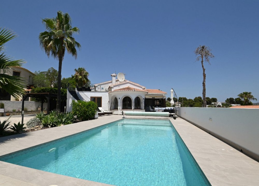 Spanien Costa Blanca Moraira Ferienhaus privater Pool