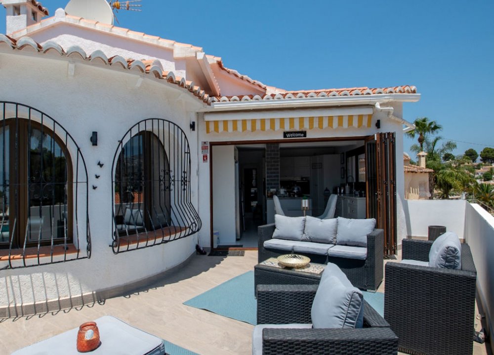 Spanien Costa Blanca Moraira Ferienhaus privater Pool
