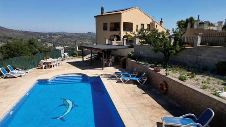 Mediterrane Finca bei Benissa mit Panoramablick und privatem Pool zu verkaufen