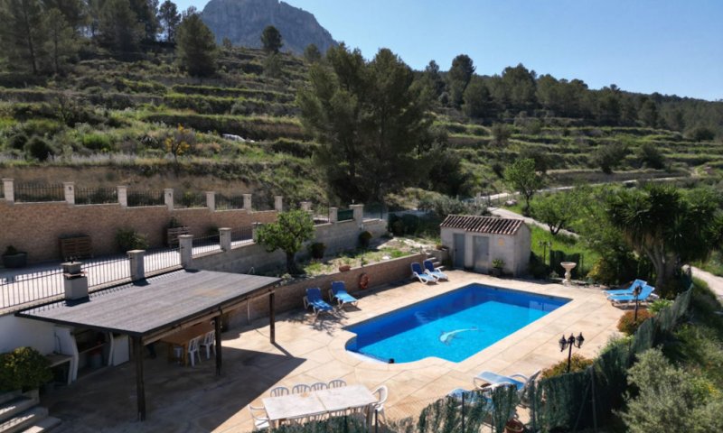 Mediterrane Finca bei Benissa mit Panoramablick und privatem Pool zu verkaufen