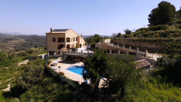 Mediterrane Finca bei Benissa mit Panoramablick und privatem Pool zu verkaufen