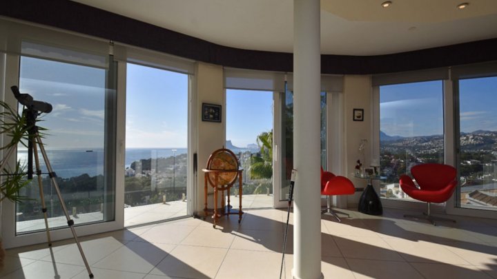 Luxushaus mit spektakulärem Meerblick in El Portet - Moraira - Costa Blanca 