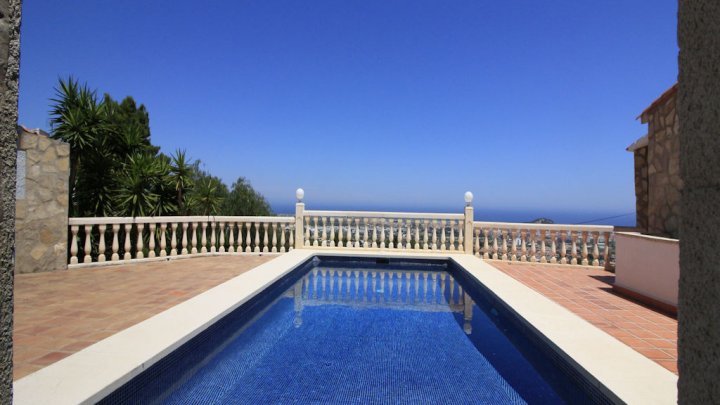 Mediterranes Ferienhaus in Dénia – Costa Blanca – mit atemberaubendem Meerblick 