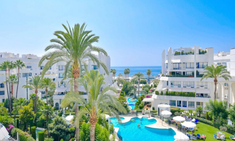 Zu verkaufen Costa del Sol in Marbella - Exklusives Appartement mit Swimmingpool am Strand 