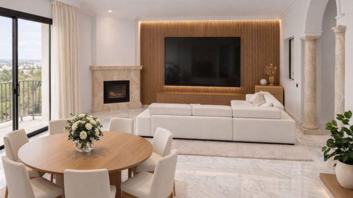 Exclusiva villa con vistas al mar en Campo Mijas cerca de Marbella – lujo y privacidad