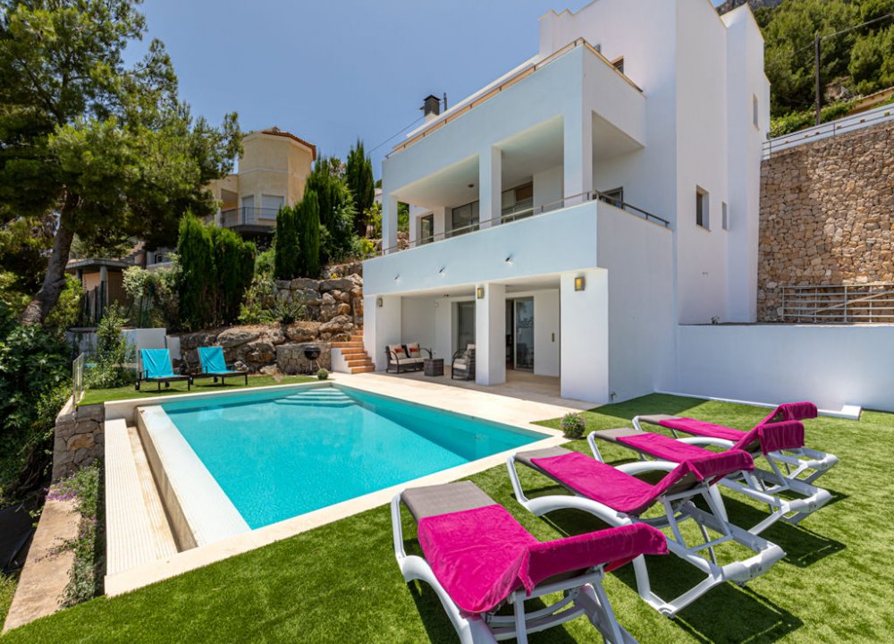 Ferienhaus in Calpe (Costa Blanca) mit Meerblick 
