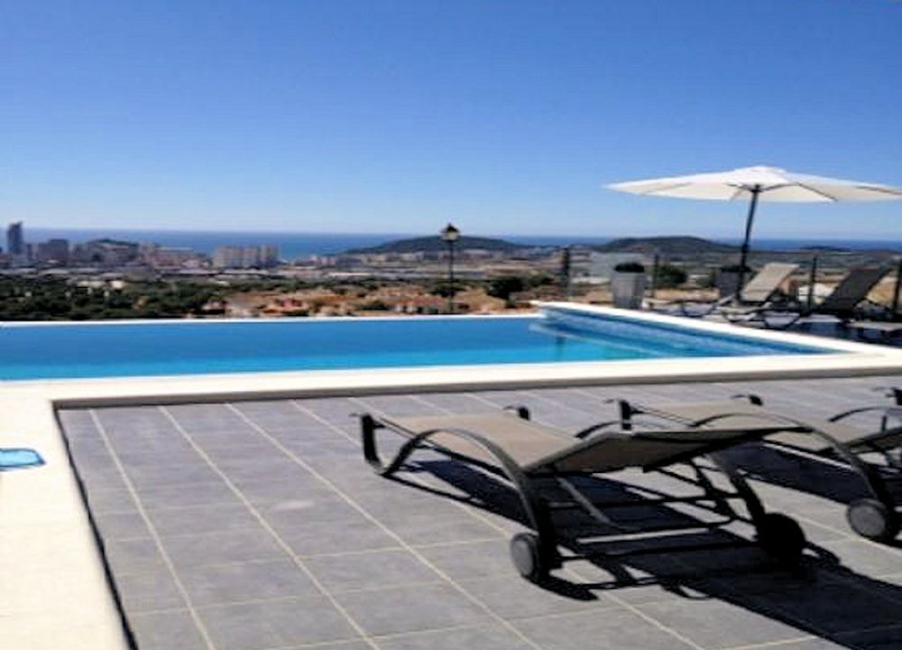Benidorm Costa Blanca Villa mit Meerblick